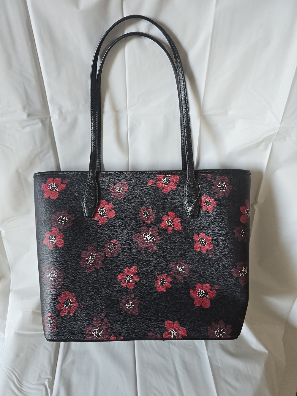 Kate Spade Black Floral Tote Bag - Picture 3 of 7